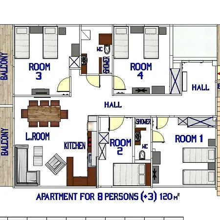 Privatunterkunft Przystan Kapitanat *